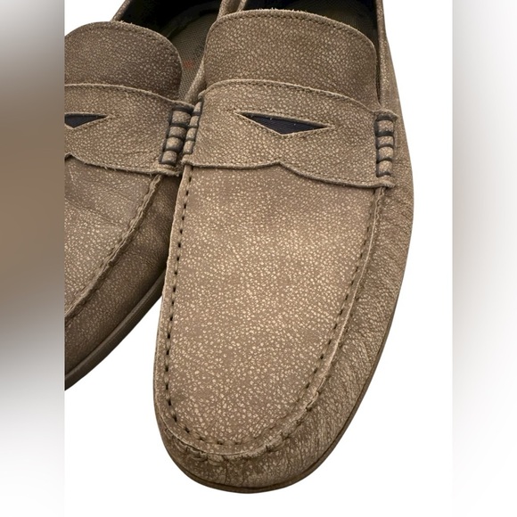 Johnnie O size 13 beige mox driving loafers in excellent like-new condition main image 6